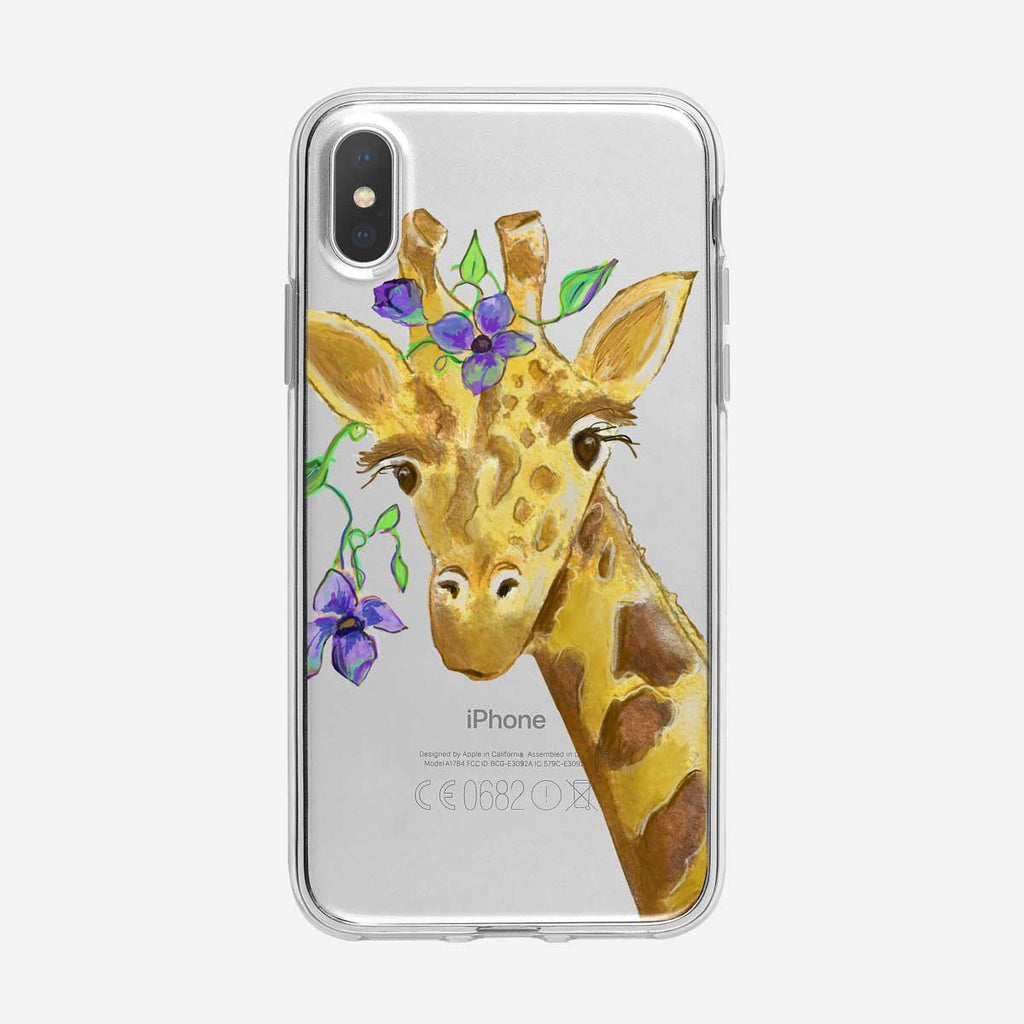 Giraffe iPhone Case by Tiny Quail