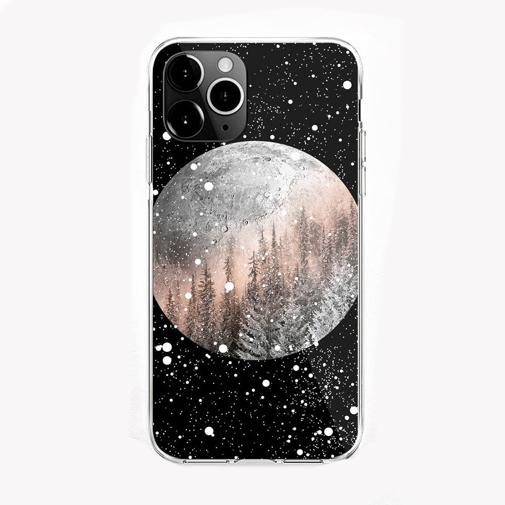 Winter Moon iPhone Case by Onesweetorange