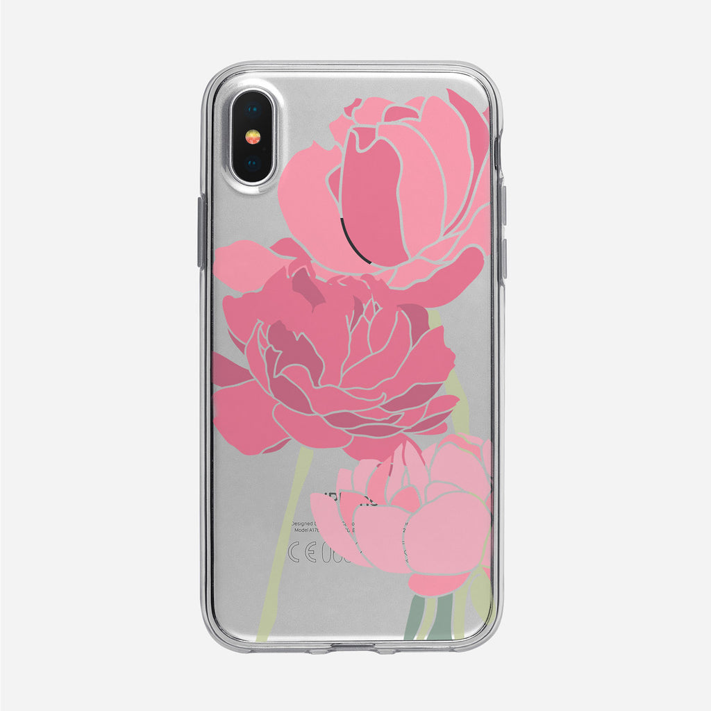 Pretty Pink Peonies iPhone Case from Tiny Quail