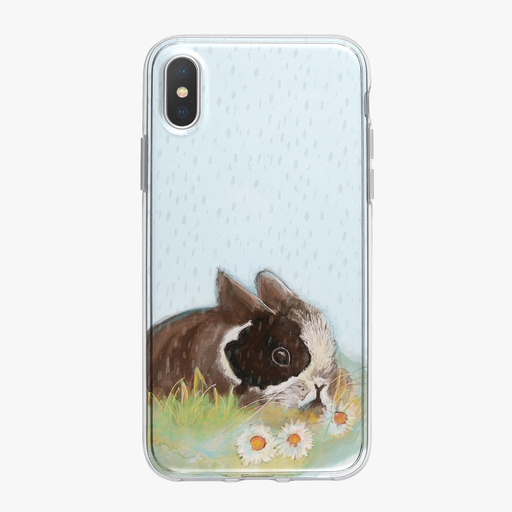 Rainy Day Bunny iPhone Case From Tiny Quail