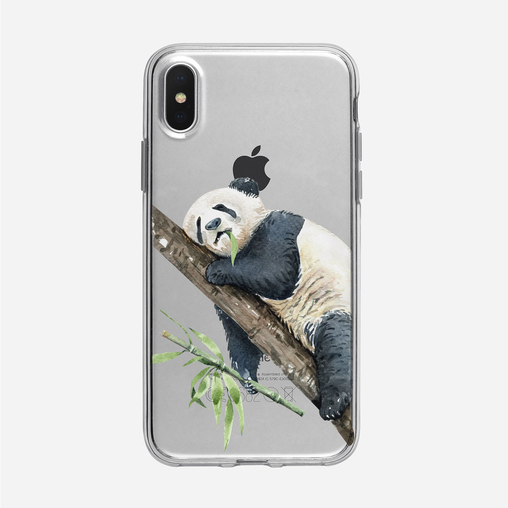Sleeping Adorable Panda iPhone Case from Tiny Quail