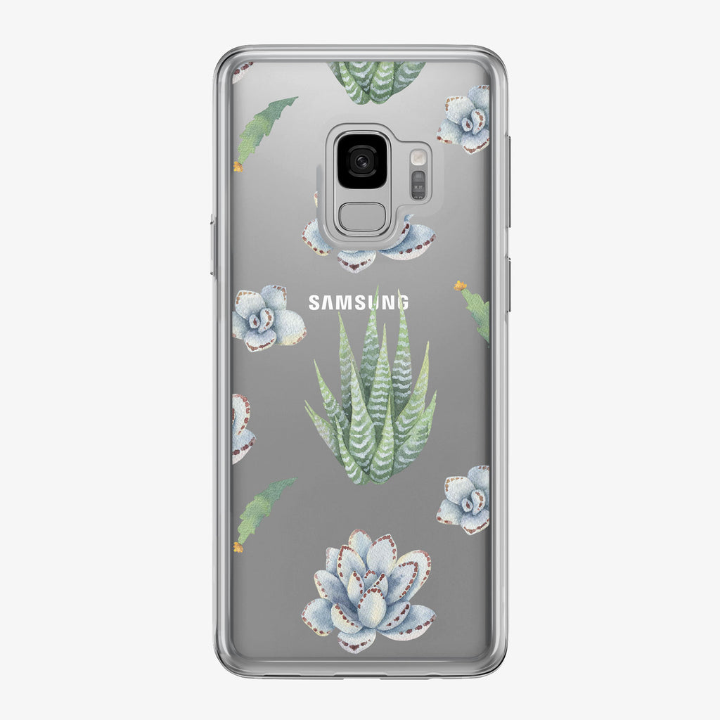 Succulents Pattern Samsung Galaxy Phone Case from Tiny Quail