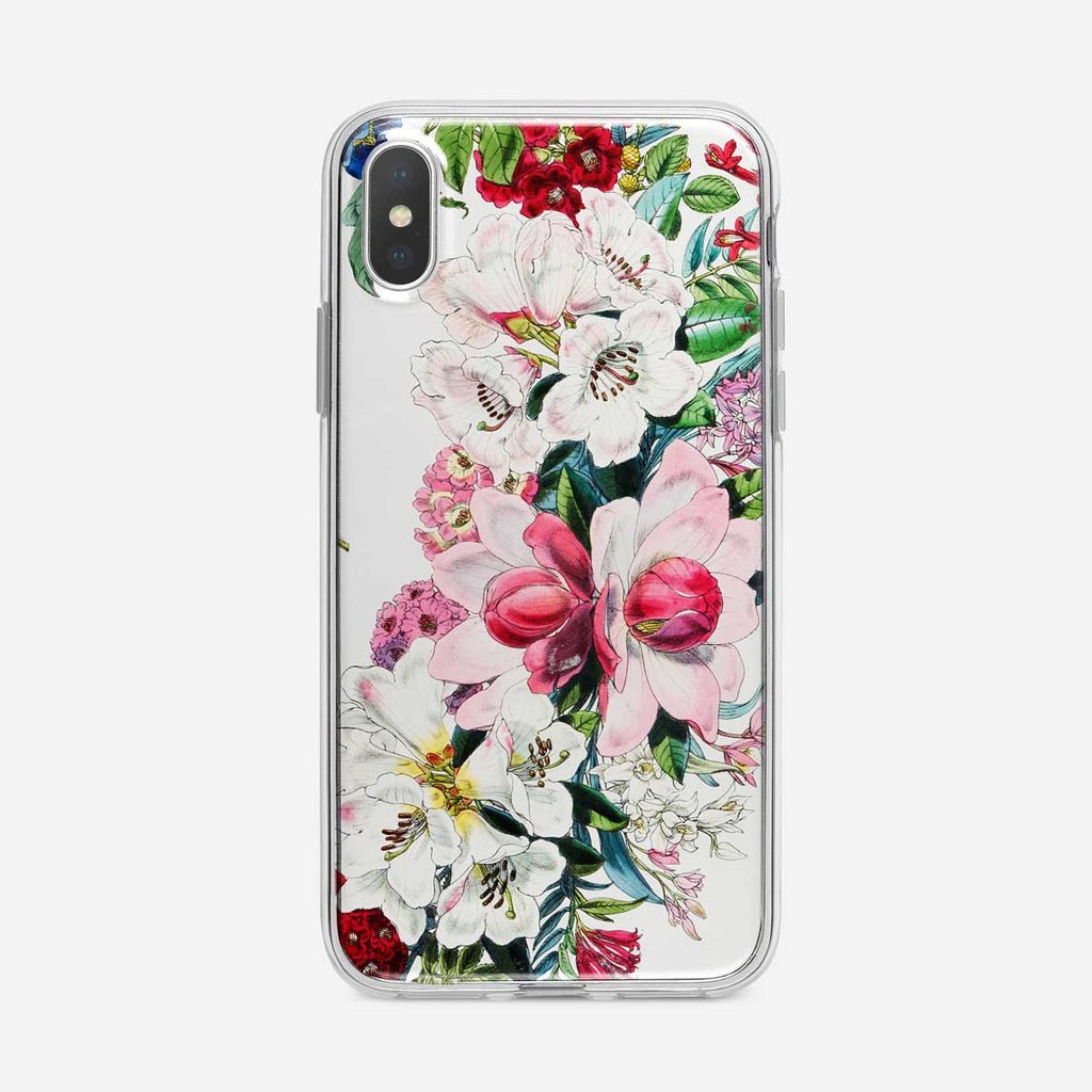 Tropical Botanical Flowers iPhone Case from Tiny Quail