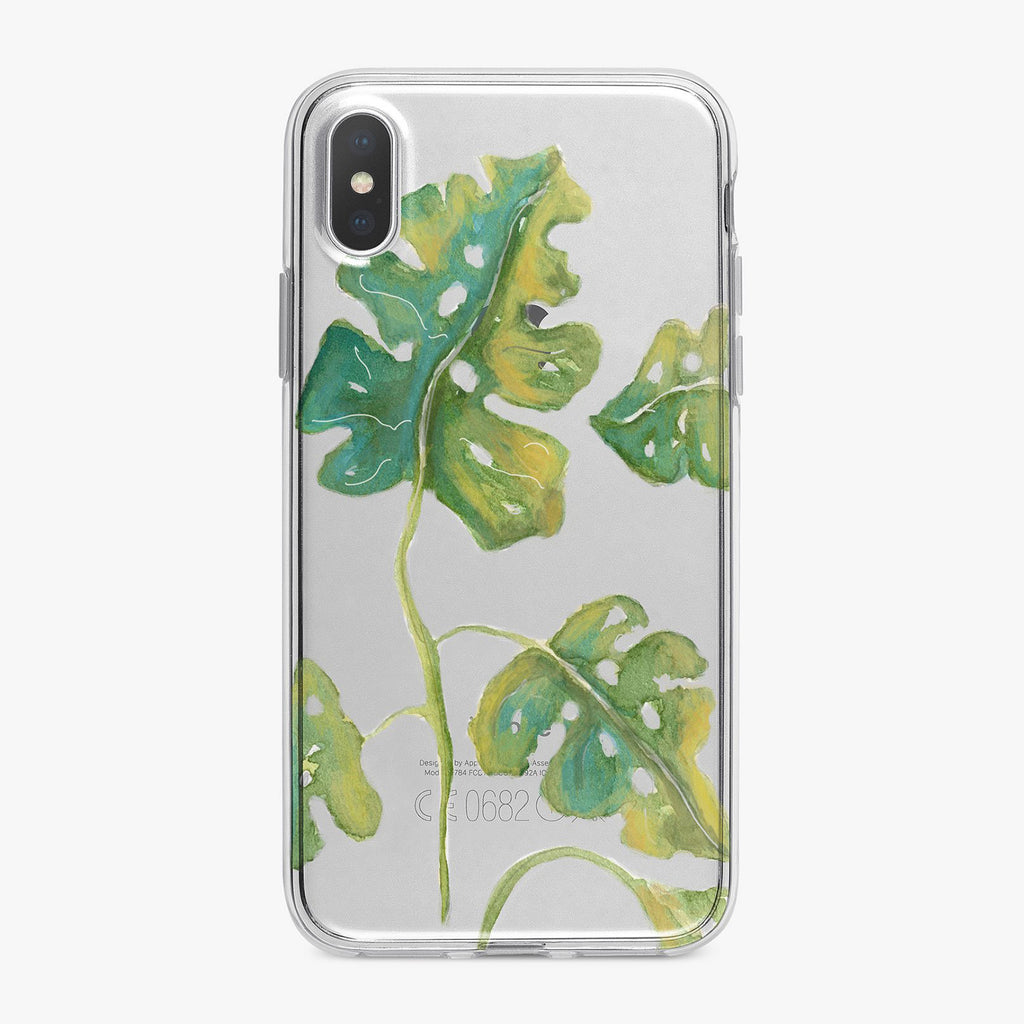 Tropical Leaves Designer iPhone Case From Tiny Quail