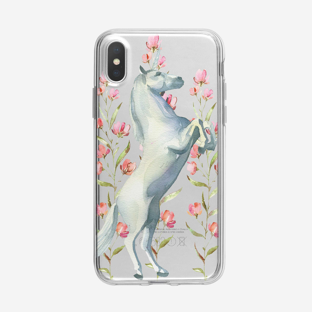 Majestic Floral Unicorn iPhone Case from Tiny Quail