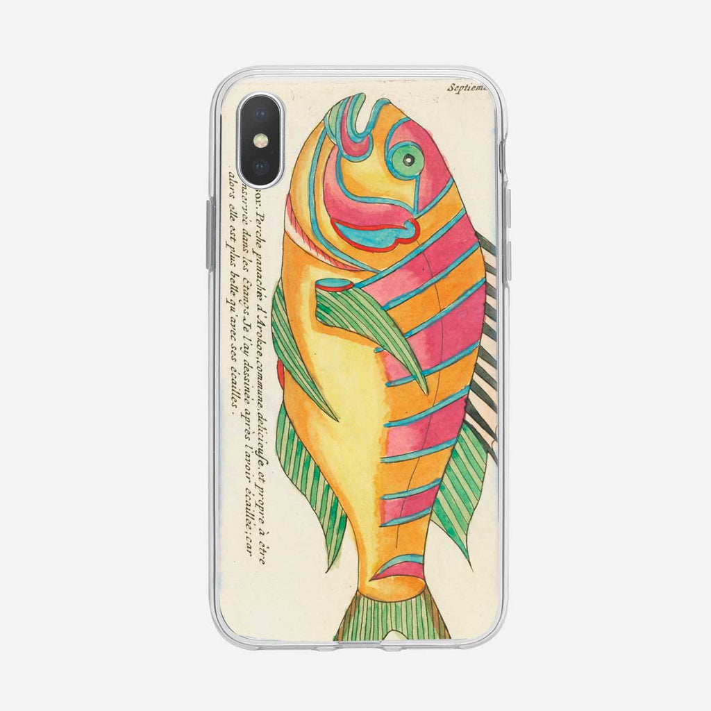 Vintage Colorful Fish iPhone Case from Tiny Quail
