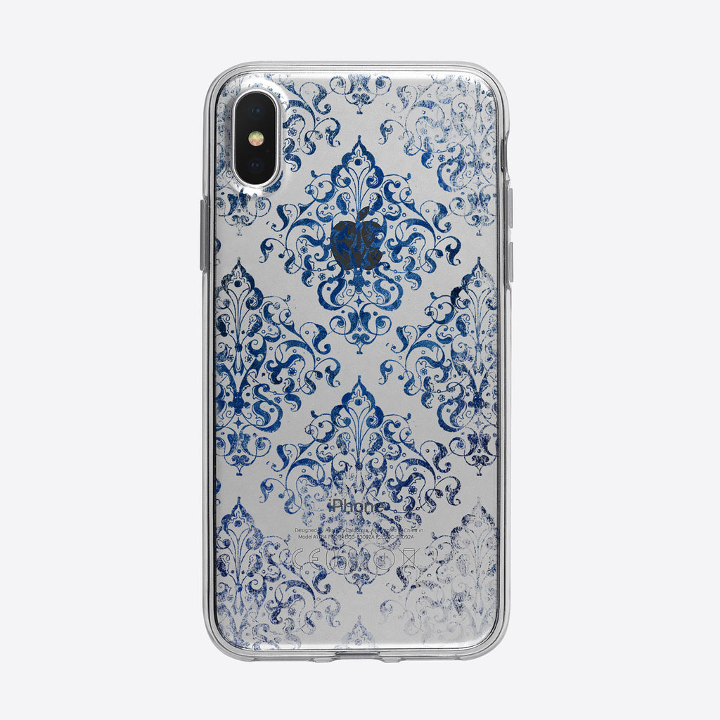 Vintage Blue Pattern iPhone Case from Tiny Quail