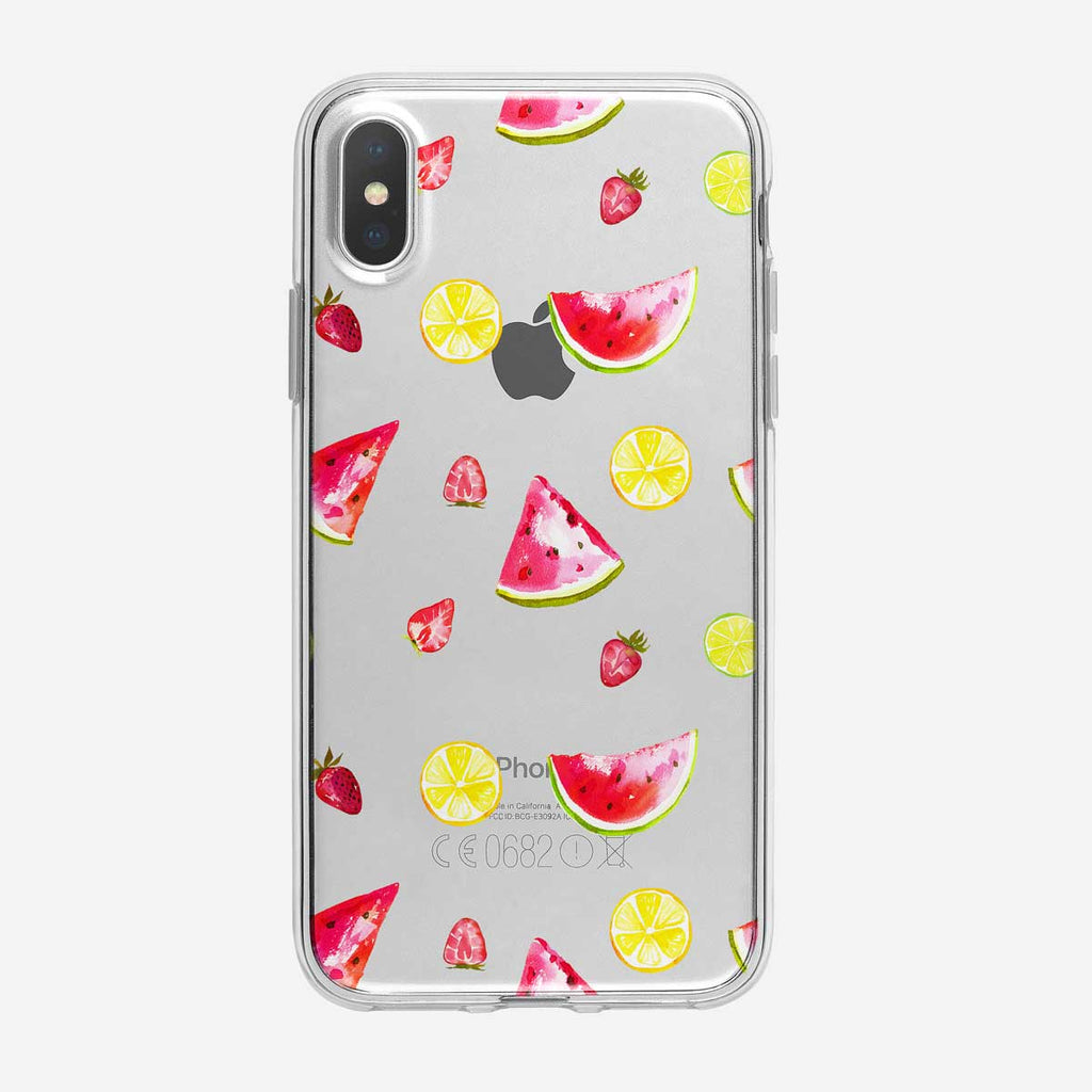 Watermelon And More Pattern iPhone Case from Tiny Quail