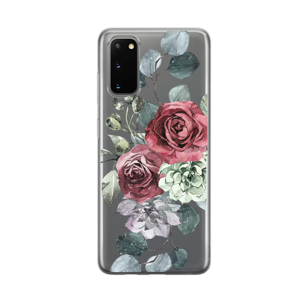 Winter Rose Samsung Galaxy Phone Case From Tiny Quail
