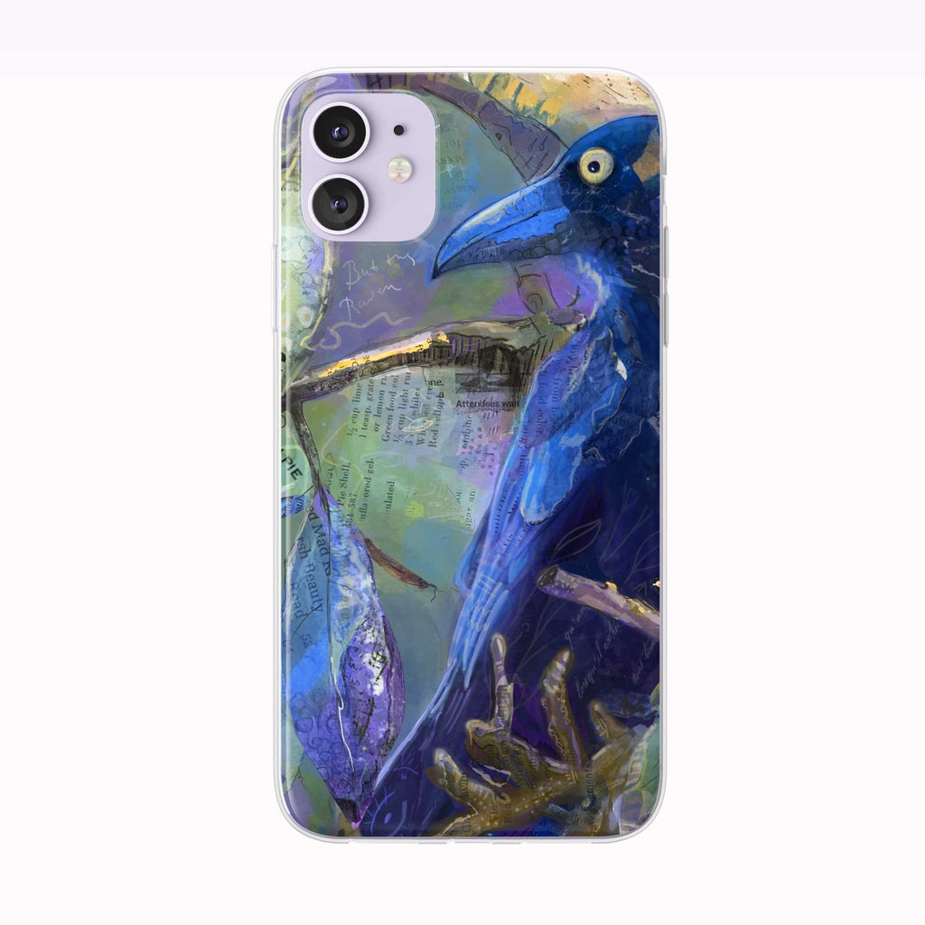 Mystical Multimedia Crow iPhone Case from Tiny Quail