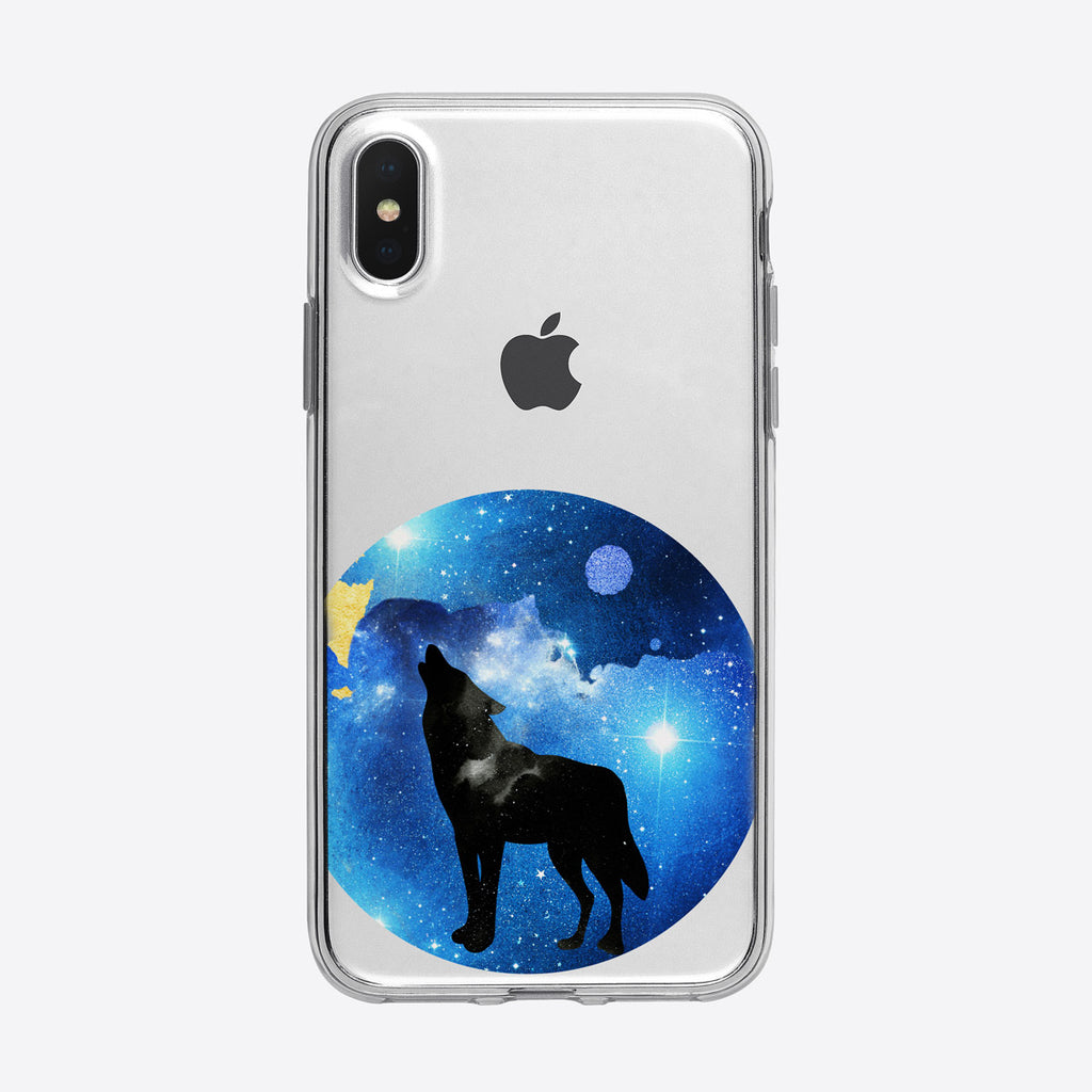 Cosmic Wolf iPhone Case from Tiny Quail